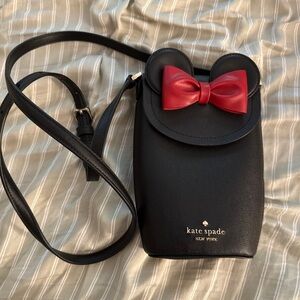Kate Spade Black and Red Crossbody Bag